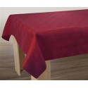 Nappes Anti-Tâches Damassée Rouge Foncé 150*200 