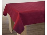 Nappes Anti-Tâches Damassée Rouge Foncé 150*240