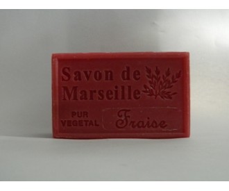 Savon de Marseille Fraise125Gr